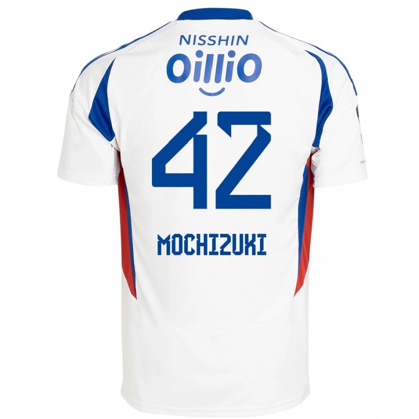 Danxen Uomo Maglia Kohei Mochizuki #42 Bianco Blu Royal Kit Gara Away 2025/26 Maglietta