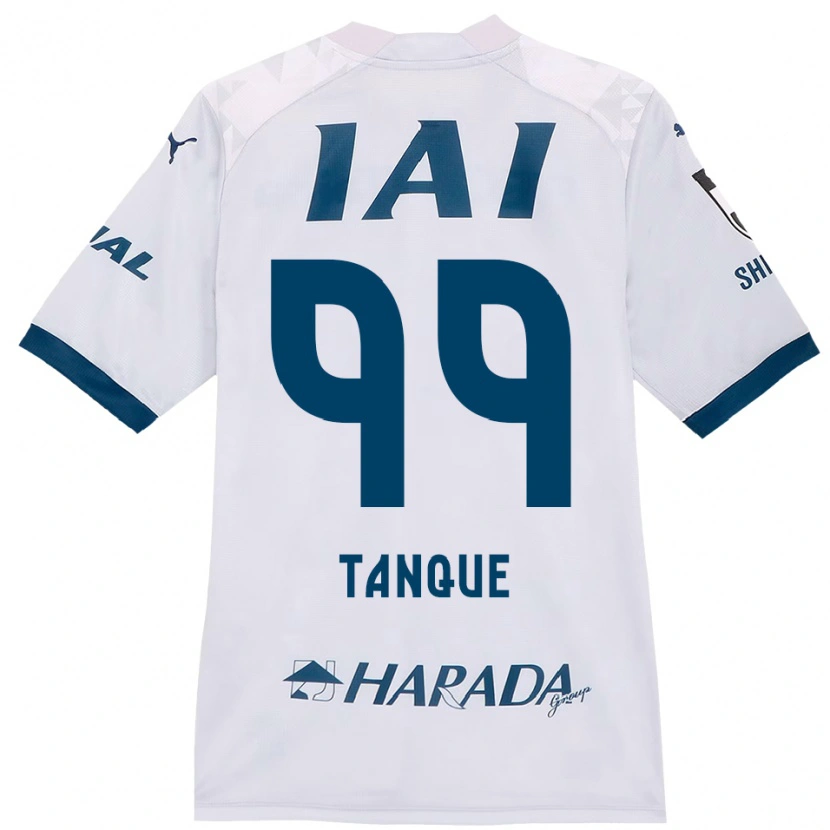 Danxen Uomo Maglia Douglas Tanque #99 Bianco Blu Royal Kit Gara Away 2025/26 Maglietta