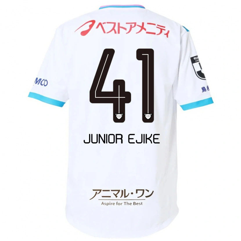 Danxen Uomo Maglia Ibuki Vincent Junior Ejike #41 Bianco Rosa Kit Gara Away 2025/26 Maglietta