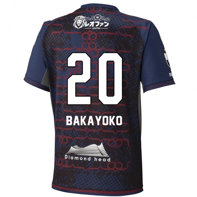Danxen Uomo Maglia Amadou Bakayoko #20 Blu Rosso Kit Gara Away 2025/26 Maglietta