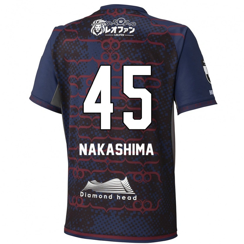 Danxen Uomo Maglia Taika Nakashima #45 Blu Rosso Kit Gara Away 2025/26 Maglietta