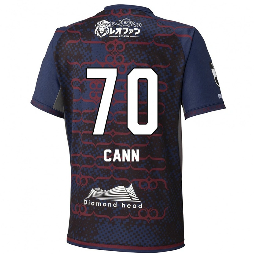 Danxen Uomo Maglia Francis Cann #70 Blu Rosso Kit Gara Away 2025/26 Maglietta