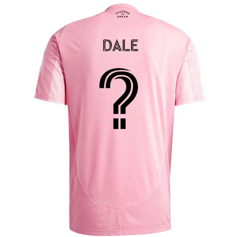 Danxen Donna Maglia Connor Dale #0 Rosa Nero Kit Gara Home 2025/26 Maglietta