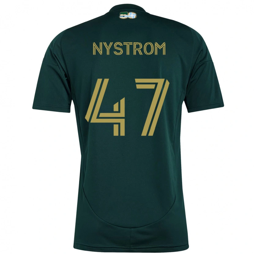 Danxen Donna Maglia Maximo Nystrom #47 Nero Marrone Kit Gara Home 2025/26 Maglietta