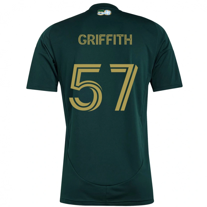 Danxen Donna Maglia Víctor Griffith #57 Nero Marrone Kit Gara Home 2025/26 Maglietta