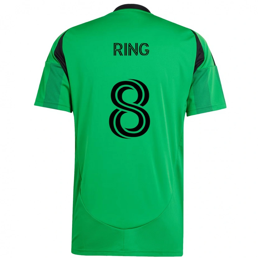 Danxen Donna Maglia Alexander Ring #8 Verde Nero Kit Gara Home 2025/26 Maglietta