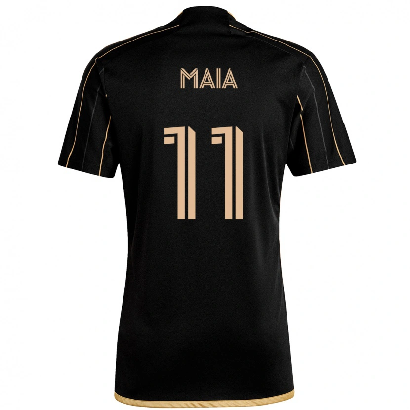 Danxen Donna Maglia Matheus Maia #11 Nero Marrone Kit Gara Home 2025/26 Maglietta