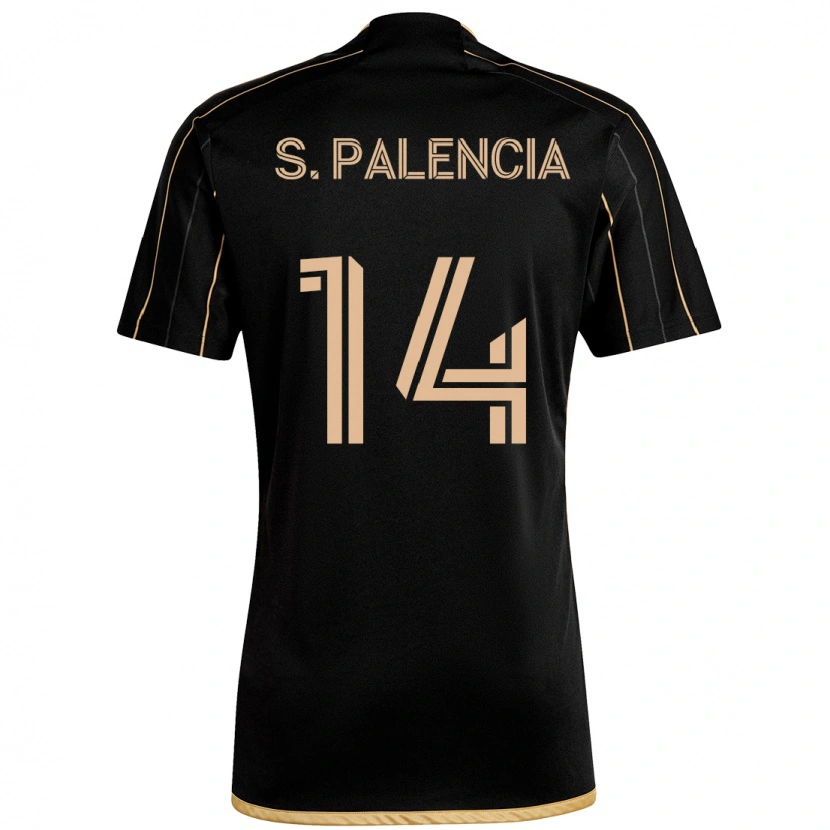 Danxen Donna Maglia Sergi Palencia #14 Nero Marrone Kit Gara Home 2025/26 Maglietta