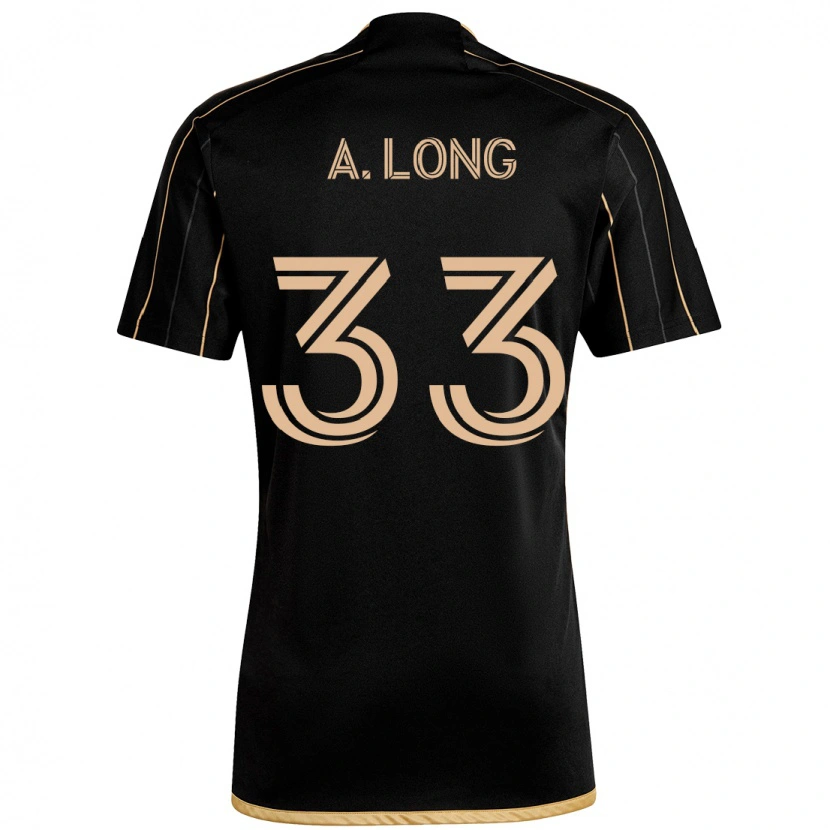Danxen Donna Maglia Aaron Long #33 Nero Marrone Kit Gara Home 2025/26 Maglietta