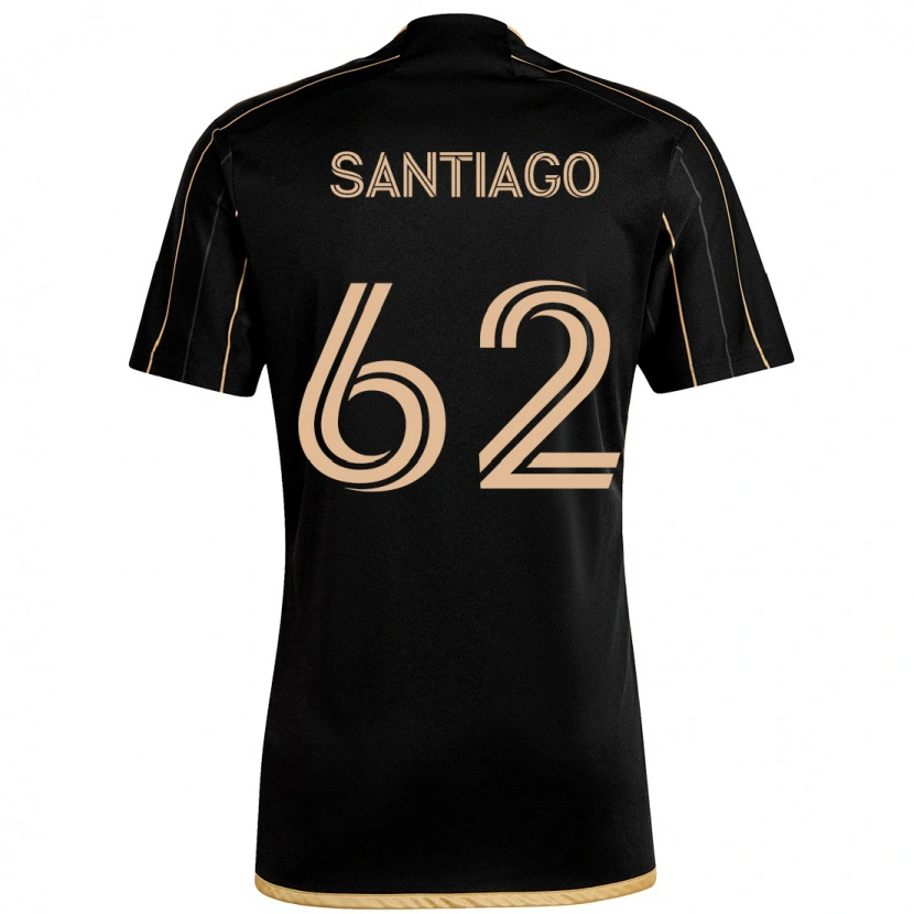 Danxen Donna Maglia Joshua Santiago #62 Nero Marrone Kit Gara Home 2025/26 Maglietta