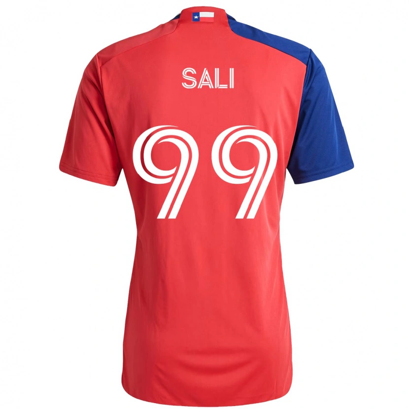 Danxen Donna Maglia Enes Sali #99 Rosso Blu Navy Kit Gara Home 2025/26 Maglietta