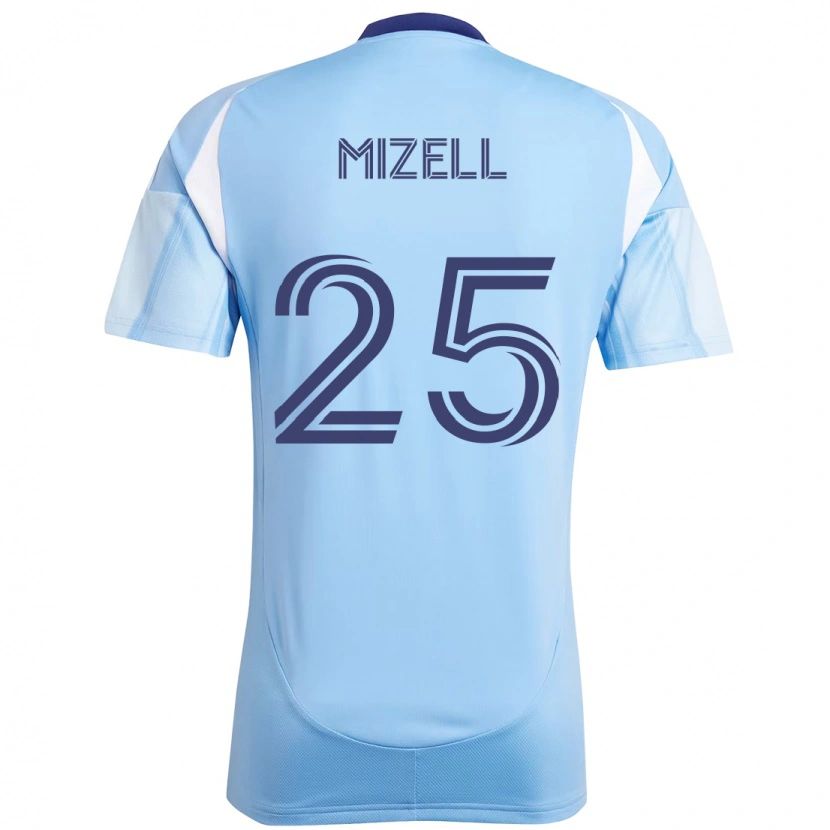 Danxen Donna Maglia Cody Mizell #25 Azzurro Chiaro Kit Gara Home 2025/26 Maglietta