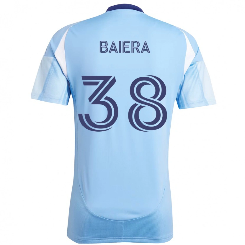 Danxen Donna Maglia Drew Baiera #38 Azzurro Chiaro Kit Gara Home 2025/26 Maglietta