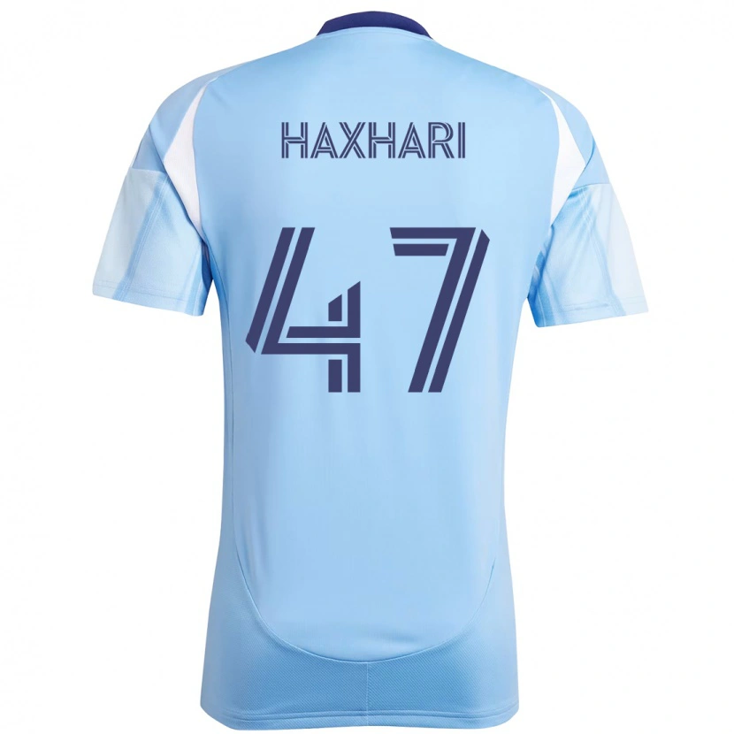 Danxen Donna Maglia Klevis Haxhari #47 Azzurro Chiaro Kit Gara Home 2025/26 Maglietta