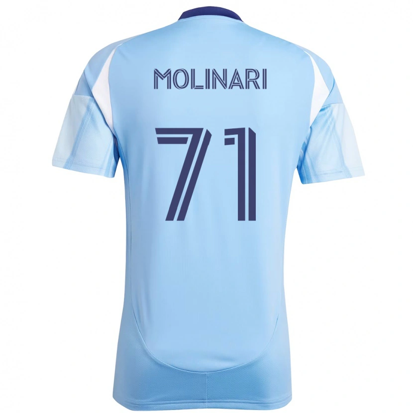 Danxen Donna Maglia Peter Molinari #71 Azzurro Chiaro Kit Gara Home 2025/26 Maglietta