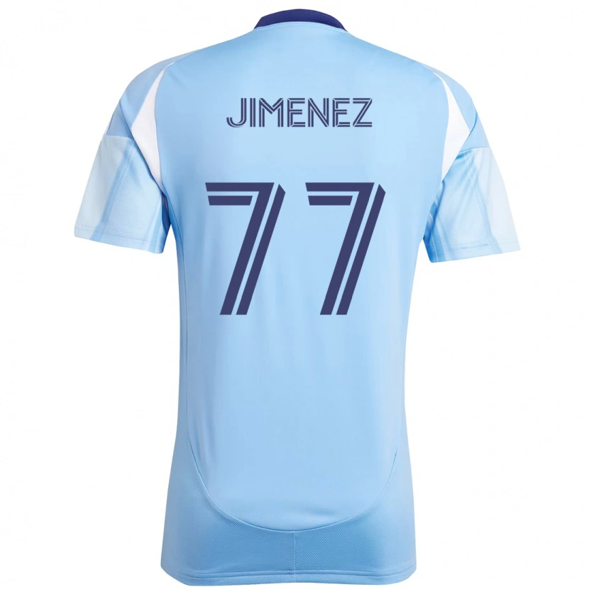 Danxen Donna Maglia Jonathan Jiménez #77 Azzurro Chiaro Kit Gara Home 2025/26 Maglietta