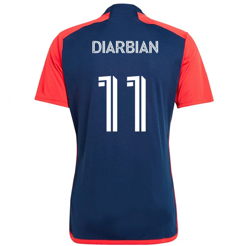 Danxen Donna Maglia Gevork Diarbian #11 Blu Rosso Kit Gara Home 2025/26 Maglietta