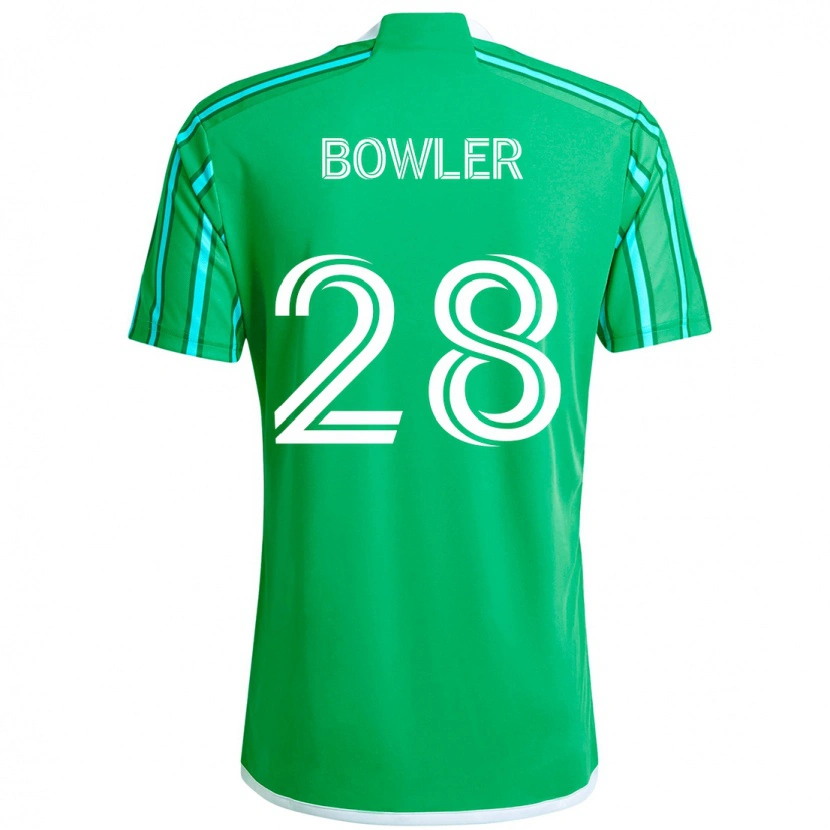 Danxen Donna Maglia Rachel Bowler #28 Verde Bianco Kit Gara Home 2025/26 Maglietta