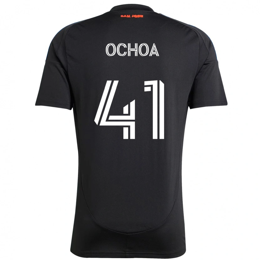 Danxen Donna Maglia Emmanuel Ochoa #41 Nero Blu Scuro Kit Gara Home 2025/26 Maglietta