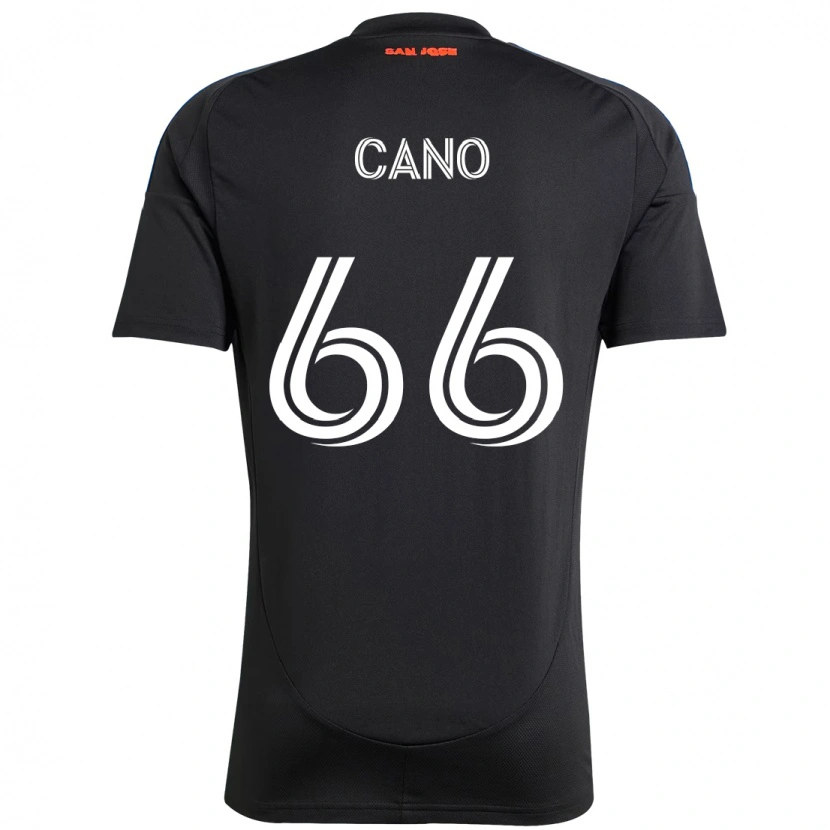 Danxen Donna Maglia Alejandro Cano #66 Nero Blu Scuro Kit Gara Home 2025/26 Maglietta