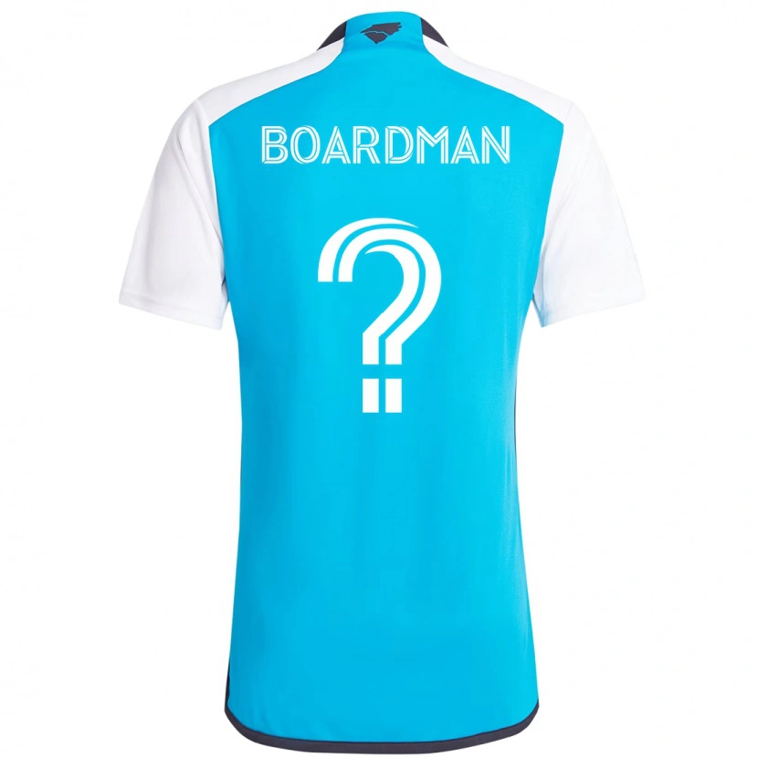 Danxen Donna Maglia Erik Pena-Boardman #0 Azzurro Cielo Bianco Kit Gara Home 2025/26 Maglietta