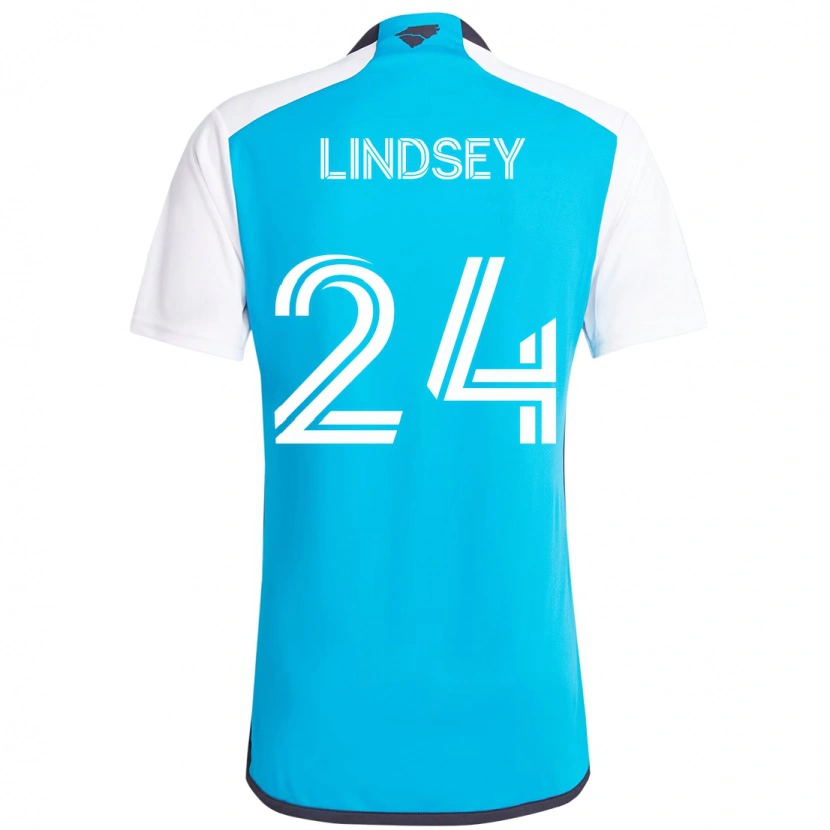 Danxen Donna Maglia Jaylin Lindsey #24 Azzurro Cielo Bianco Kit Gara Home 2025/26 Maglietta