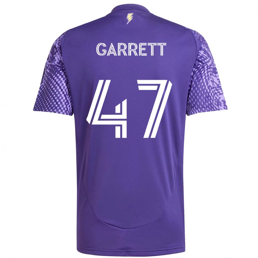 Danxen Donna Maglia Ian Garrett #47 Viola Bianco Kit Gara Home 2025/26 Maglietta