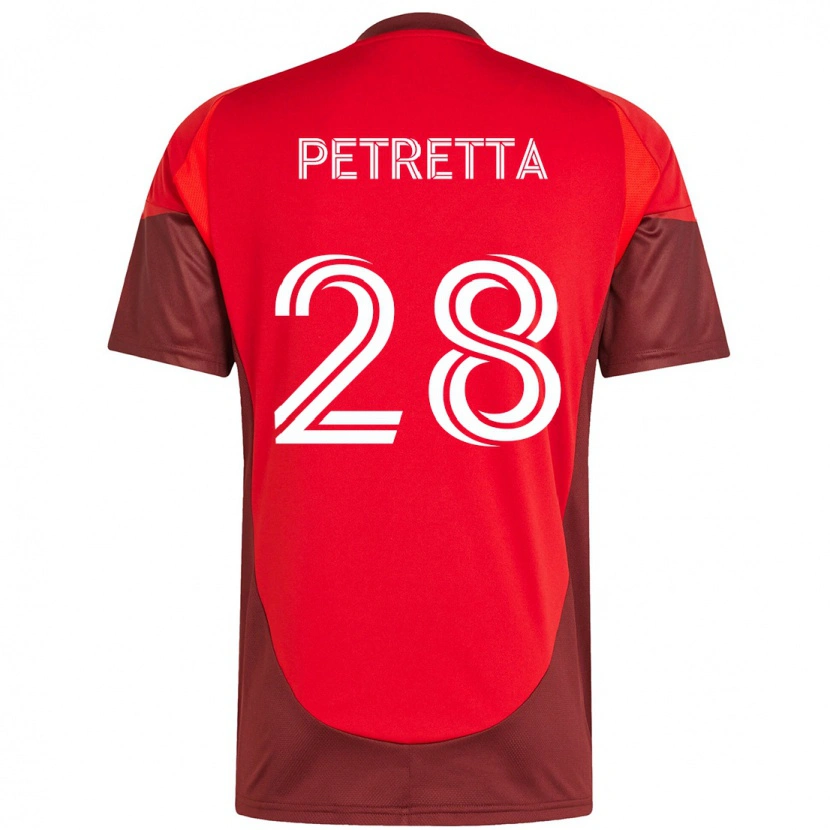 Danxen Donna Maglia Raoul Petretta #28 Rosso Bianco Kit Gara Home 2025/26 Maglietta