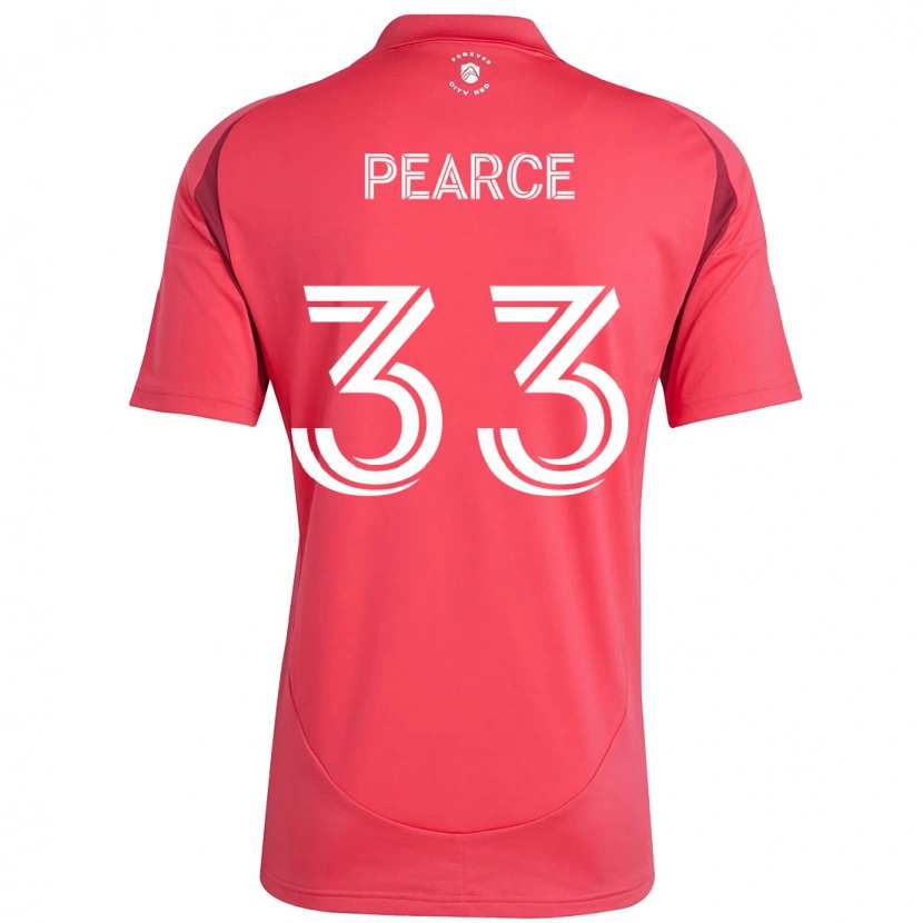 Danxen Donna Maglia Tyson Pearce #33 Magenta Bianco Kit Gara Home 2025/26 Maglietta