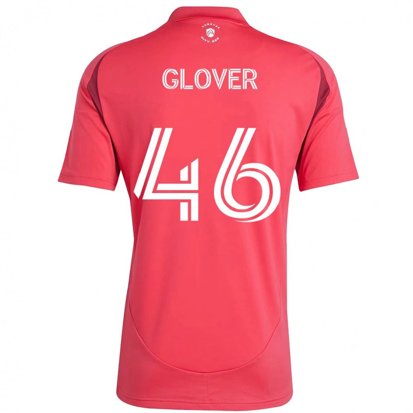 Danxen Donna Maglia Caden Glover #46 Magenta Bianco Kit Gara Home 2025/26 Maglietta