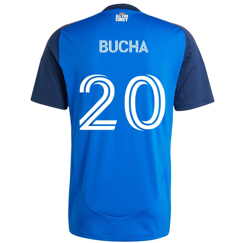 Danxen Donna Maglia Pavel Bucha #20 Blu Scuro Arancione Kit Gara Home 2025/26 Maglietta