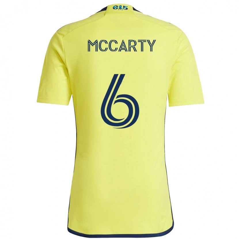 Danxen Donna Maglia Dax Mccarty #6 Giallo Blu Navy Kit Gara Home 2025/26 Maglietta