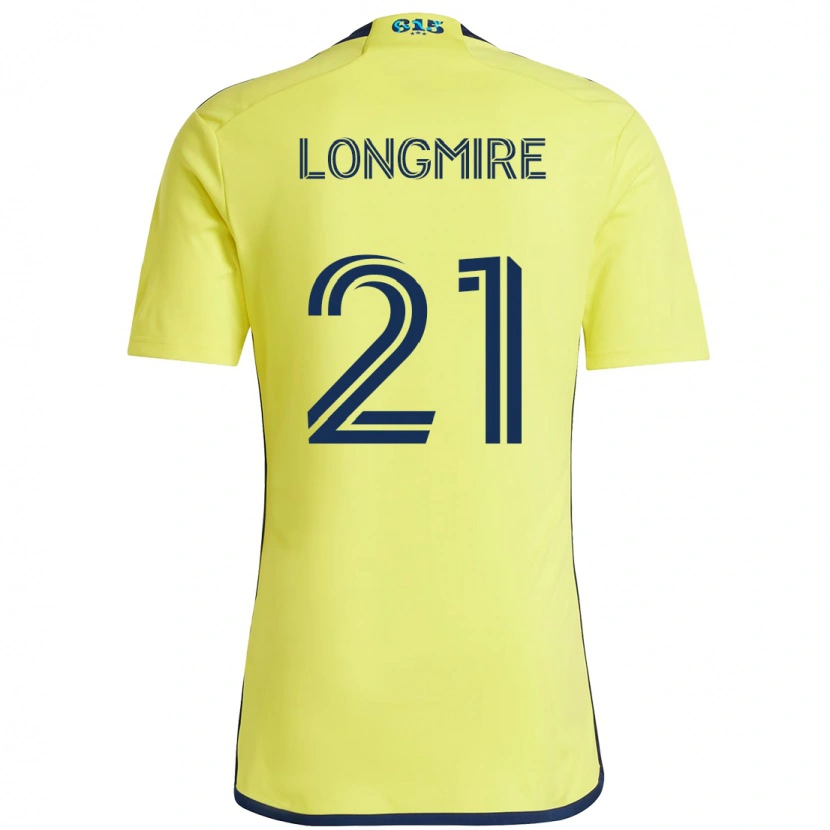 Danxen Donna Maglia Ahmed Longmire #21 Giallo Blu Navy Kit Gara Home 2025/26 Maglietta