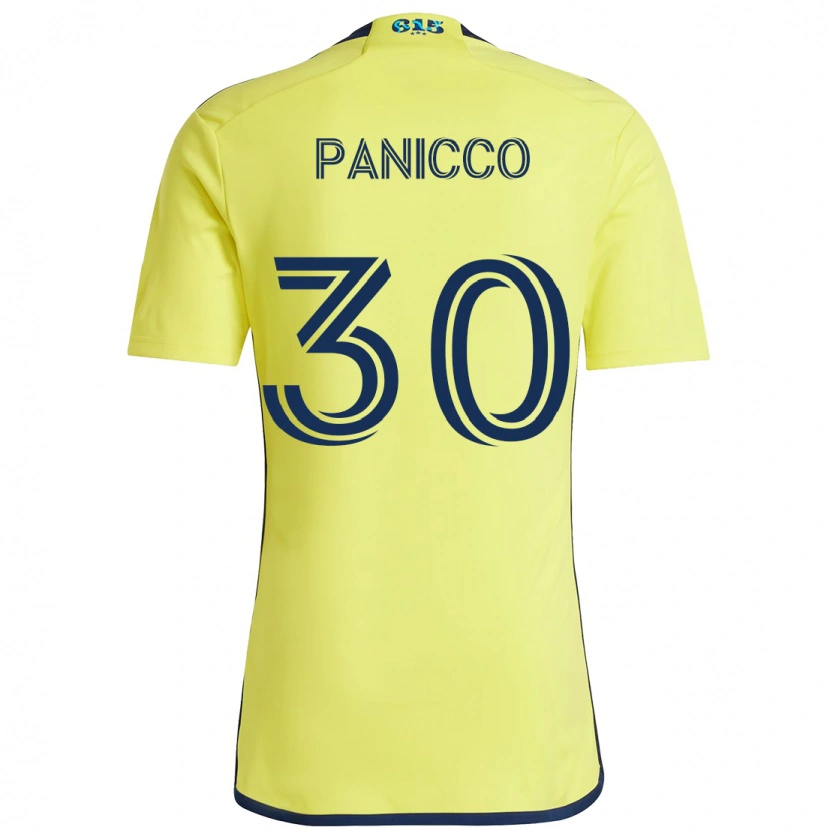 Danxen Donna Maglia Elliot Panicco #30 Giallo Blu Navy Kit Gara Home 2025/26 Maglietta