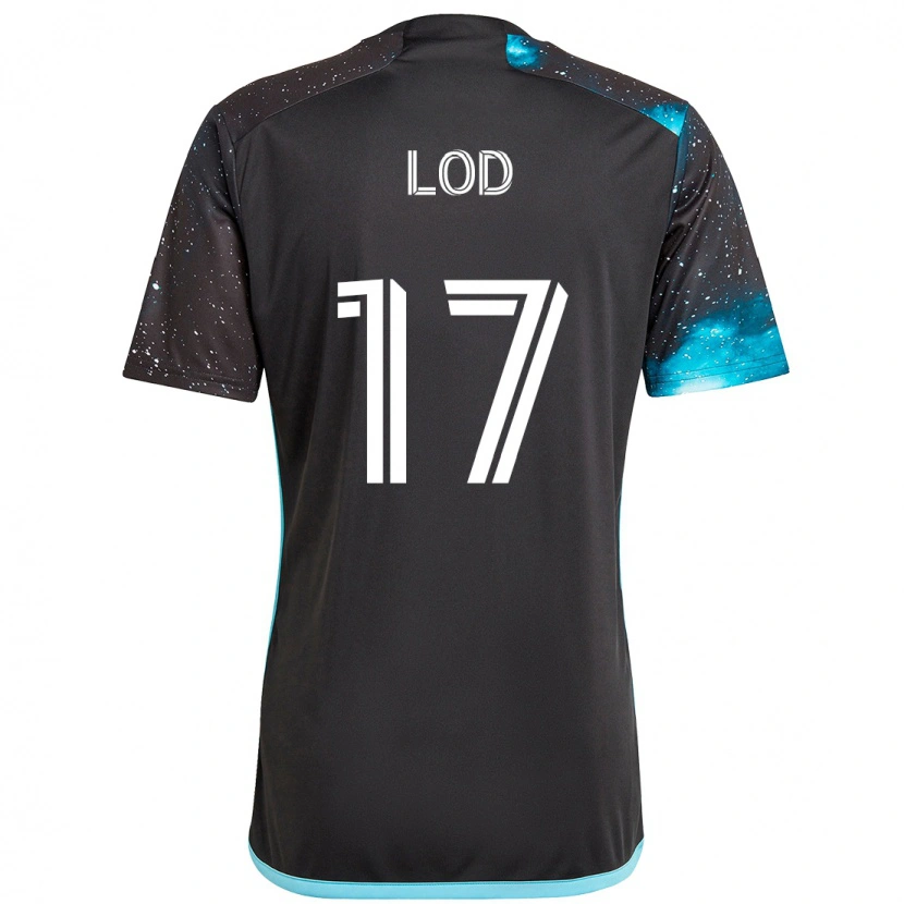 Danxen Donna Maglia Robin Lod #17 Nero Blu Kit Gara Home 2025/26 Maglietta