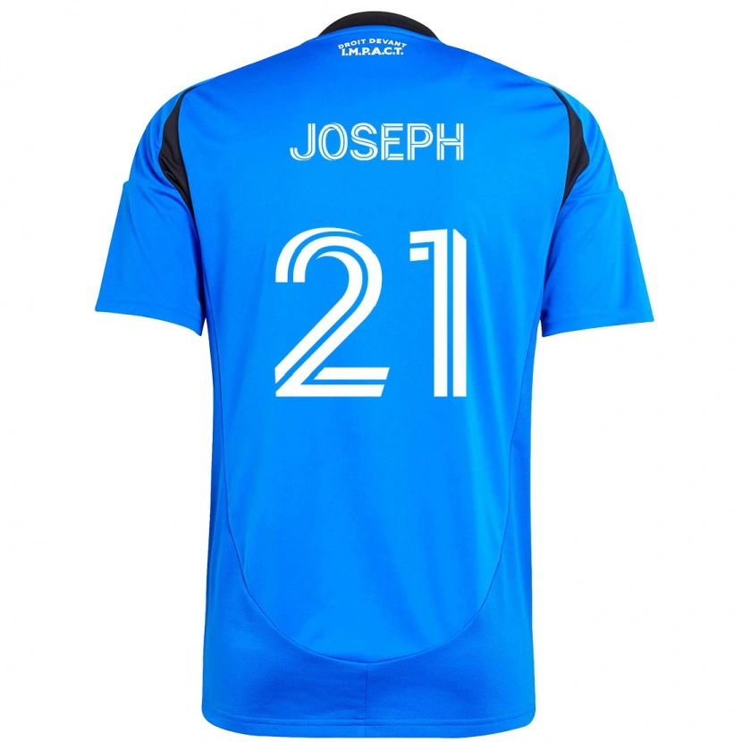 Danxen Donna Maglia Sebastien Udell Joseph #21 Blu Scuro Nero Kit Gara Home 2025/26 Maglietta