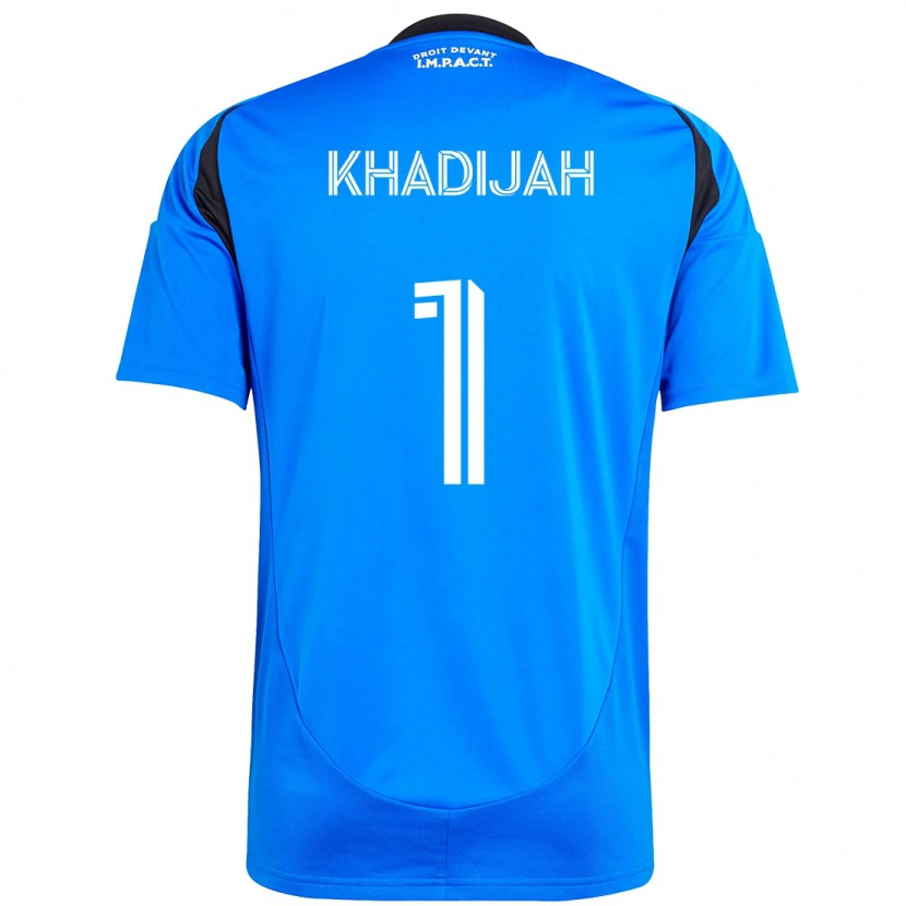 Danxen Donna Maglia Cissé Khadijah #1 Blu Scuro Nero Kit Gara Home 2025/26 Maglietta