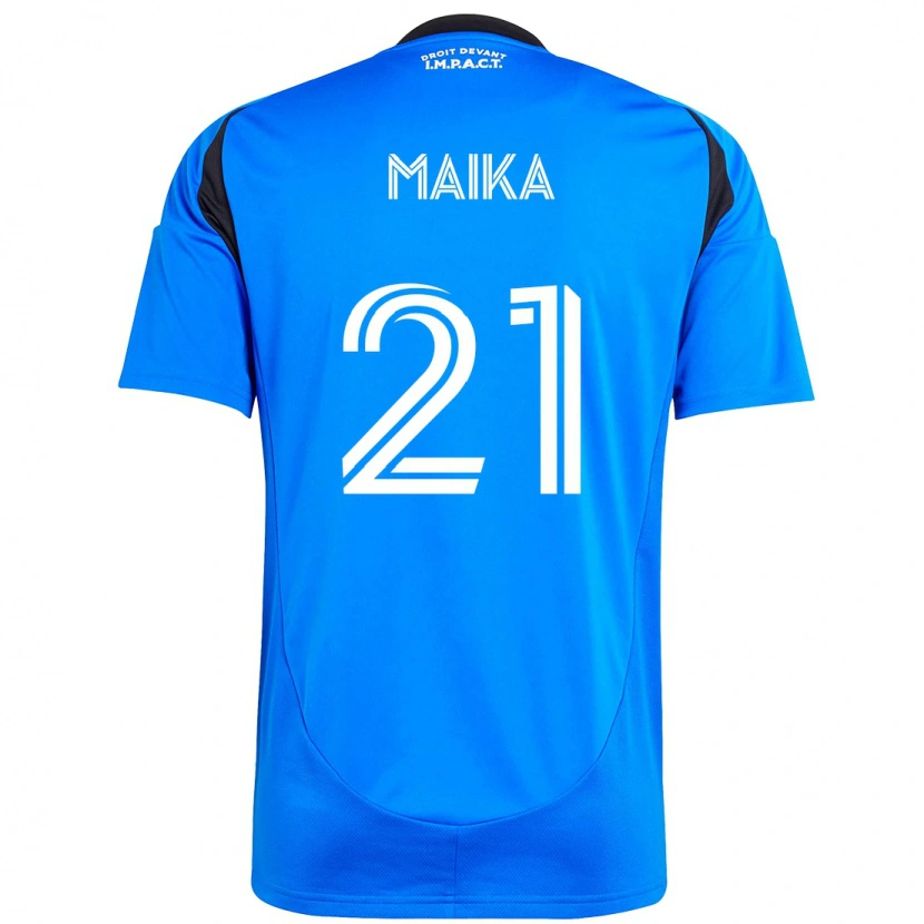 Danxen Donna Maglia Pouliot Maika #21 Blu Scuro Nero Kit Gara Home 2025/26 Maglietta