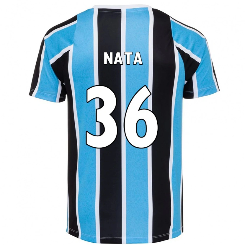 Danxen Donna Maglia Natã #36 Blu Nero Bianco Kit Gara Home 2025/26 Maglietta