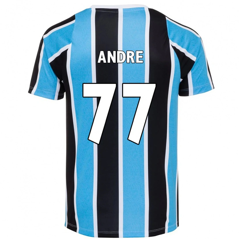 Danxen Donna Maglia André Henrique #77 Blu Nero Bianco Kit Gara Home 2025/26 Maglietta