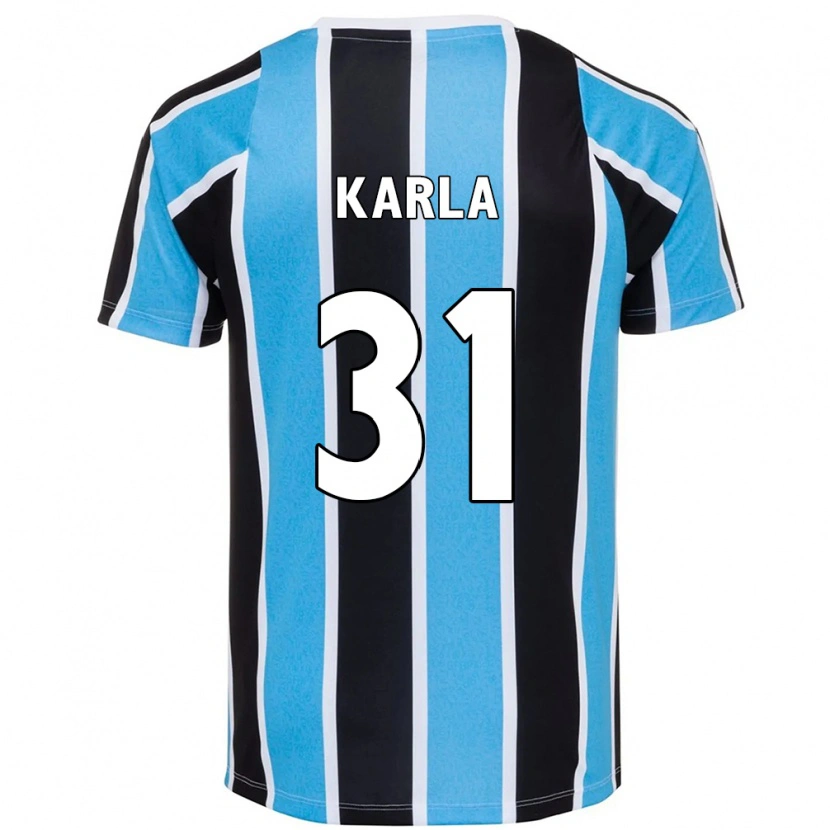 Danxen Donna Maglia Emmily Karla #31 Blu Nero Bianco Kit Gara Home 2025/26 Maglietta