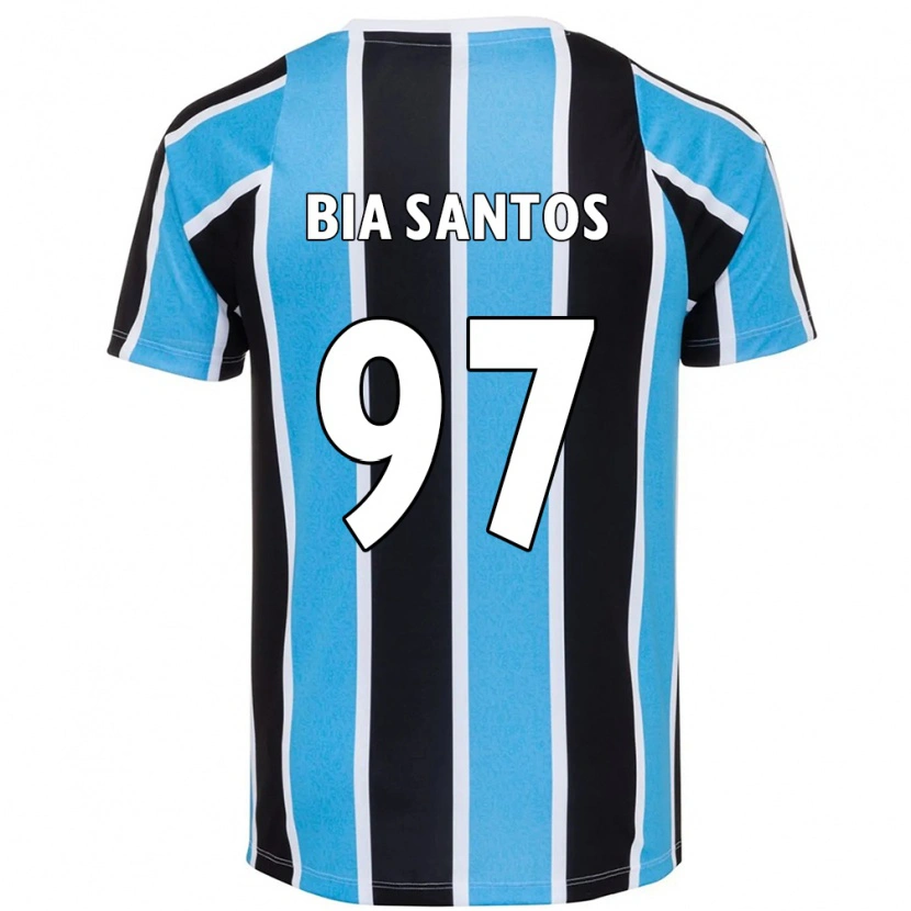Danxen Donna Maglia Bia Santos #97 Blu Nero Bianco Kit Gara Home 2025/26 Maglietta