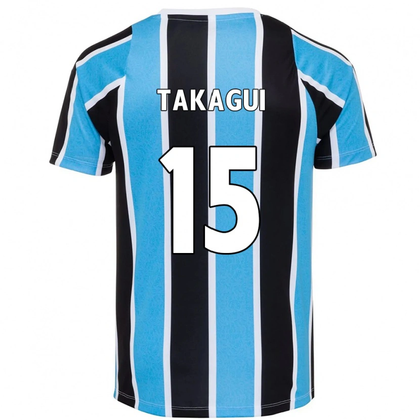 Danxen Donna Maglia Ana Tiemi Takagui #15 Blu Nero Bianco Kit Gara Home 2025/26 Maglietta
