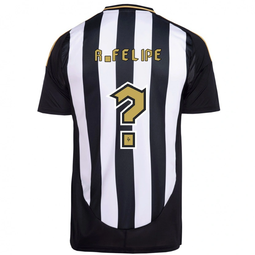 Danxen Donna Maglia Ryan Felipe #0 Bianco Nero Kit Gara Home 2025/26 Maglietta