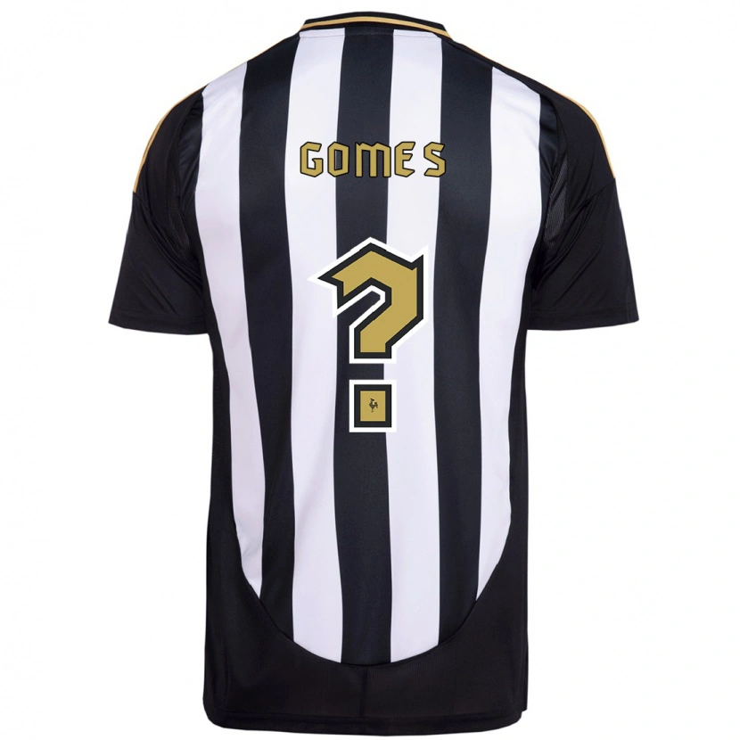 Danxen Donna Maglia Fábio Gomes #0 Bianco Nero Kit Gara Home 2025/26 Maglietta