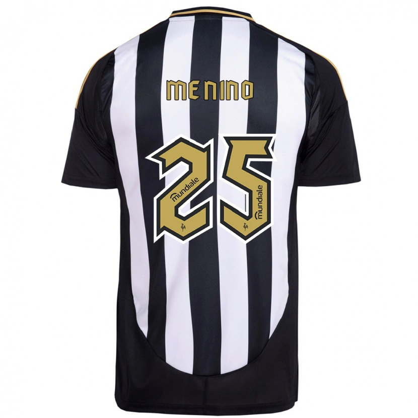 Danxen Donna Maglia Gabriel Menino #25 Bianco Nero Kit Gara Home 2025/26 Maglietta