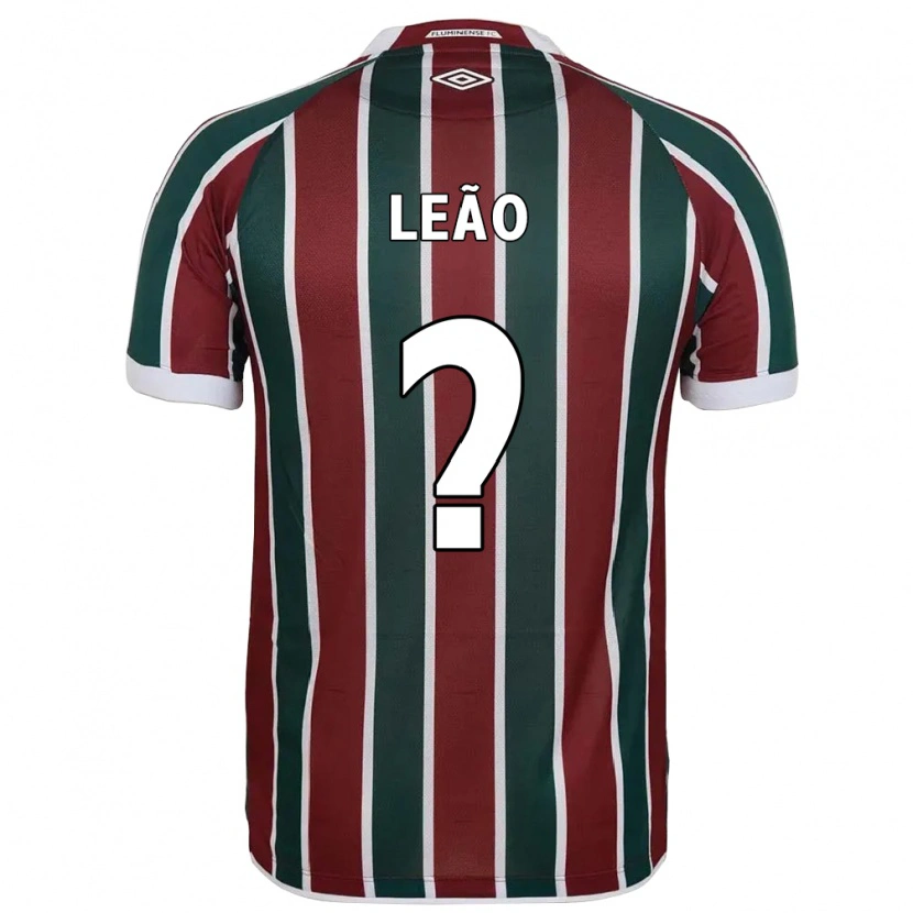 Danxen Donna Maglia Caio Leão #0 Verde Borgogna Bianco Kit Gara Home 2025/26 Maglietta