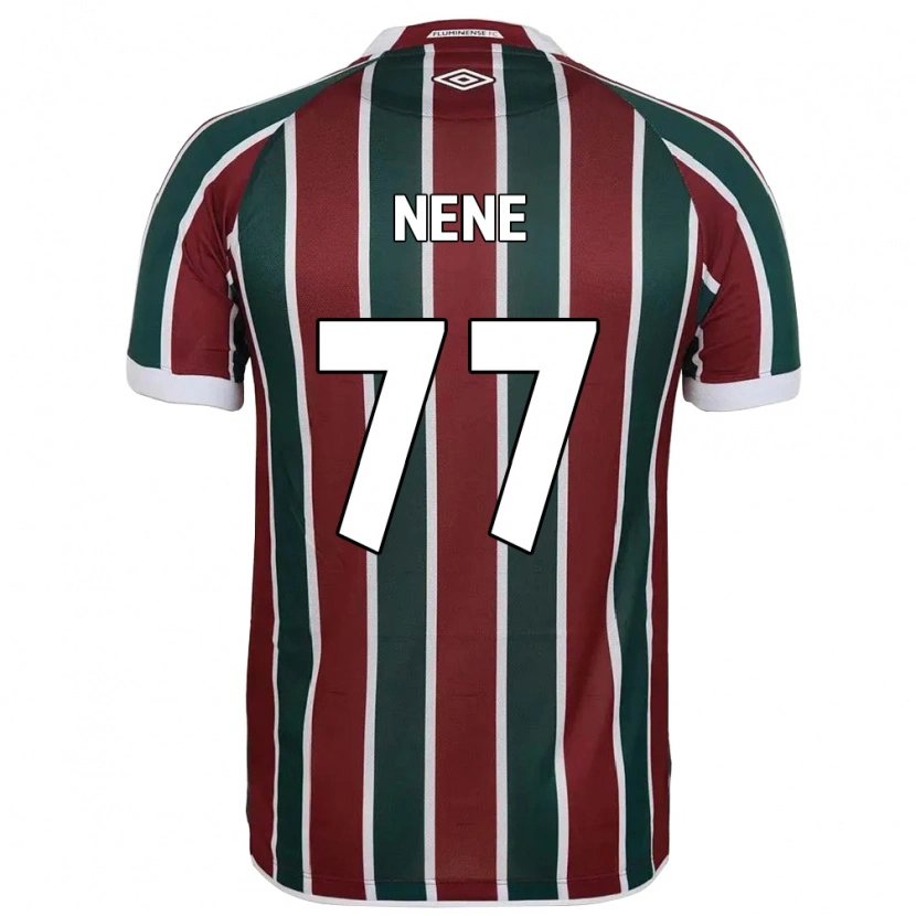Danxen Donna Maglia Nene #77 Verde Borgogna Bianco Kit Gara Home 2025/26 Maglietta