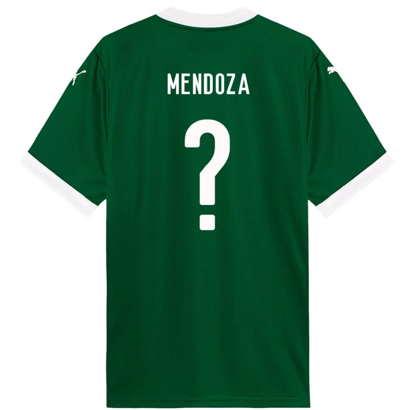 Danxen Donna Maglia Beymar Mendoza #0 Verde Bianco Kit Gara Home 2025/26 Maglietta