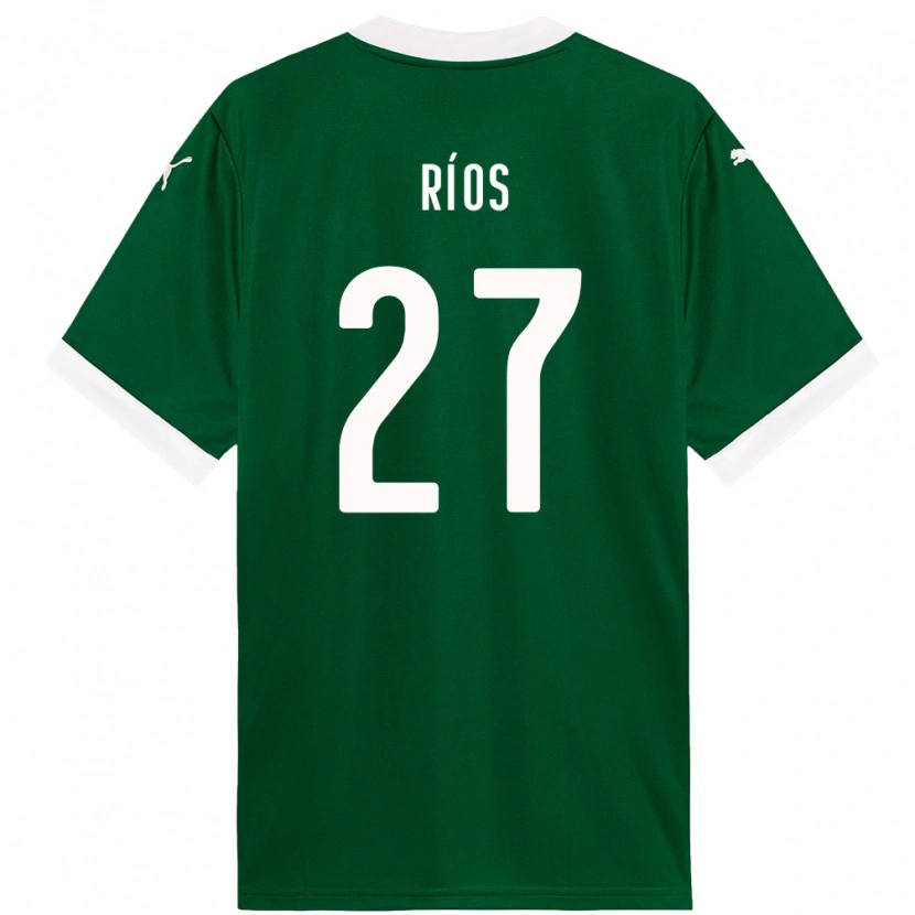 Danxen Donna Maglia Richard Ríos #27 Verde Bianco Kit Gara Home 2025/26 Maglietta